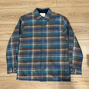 Weatherproof Vintage flannel fleece Plaid jacket